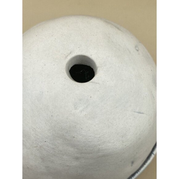 Ed & Kate Coleman Studio Pottery 5” Bud Vase Whimsical Belted Egg Abstract - Picture 9 of 11